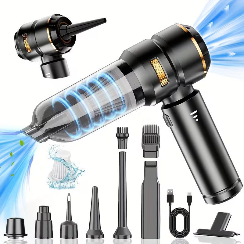 Portable Handheld Vacuum Cleaner | USB Charging, 200W Power,