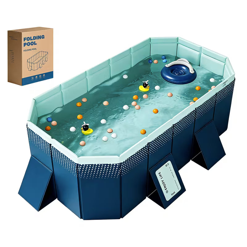 FOLDABLE FIBERBOARD PORTABLE POOL EASY INSTALLATION