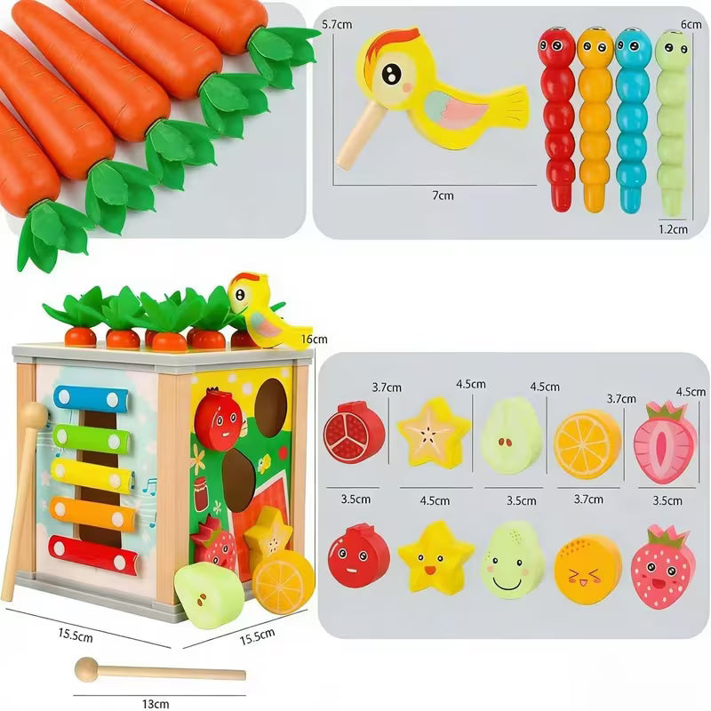 10-in-1 Multifunctional Luxury Toy Box Set with Bead Threading