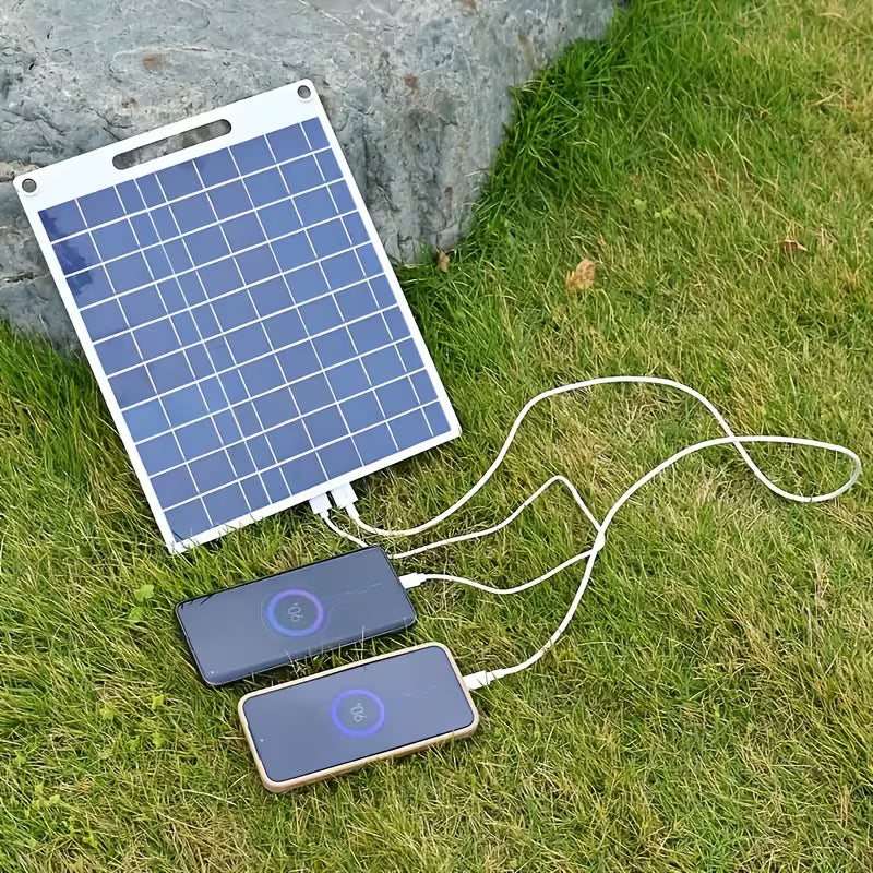 60W OUTDOOR FRIENDLY PORTABLE CHARGER 2X USB PORTS
