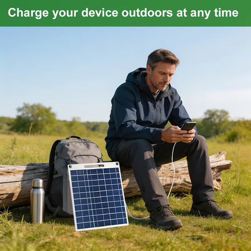 60W OUTDOOR FRIENDLY PORTABLE CHARGER 2X USB PORTS