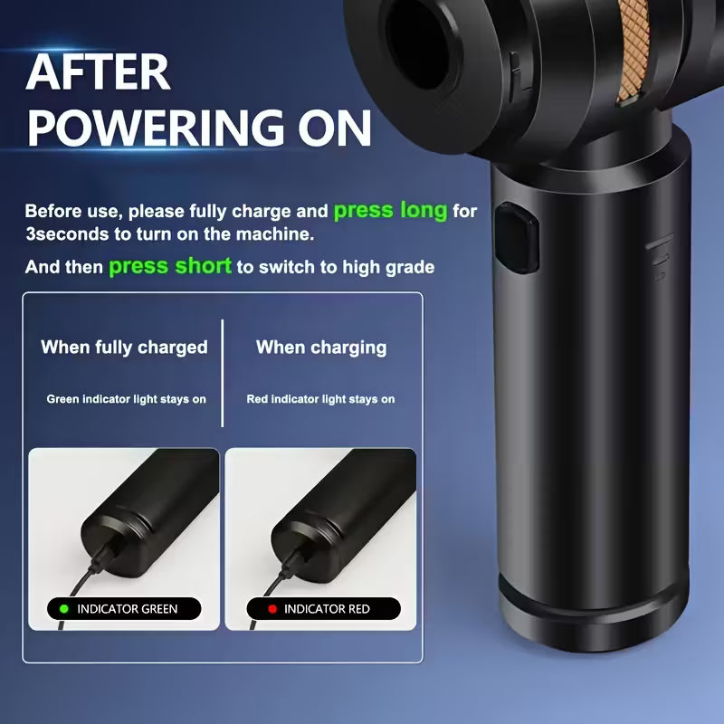 Portable Handheld Vacuum Cleaner | USB Charging, 200W Power,