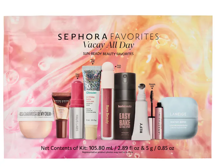 Sephora Favorites Vacay All Day Makeup and Skincare Value Set