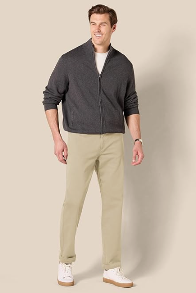 Amazon Essentials Men's 5-Pocket Stretch Twill Work Pants