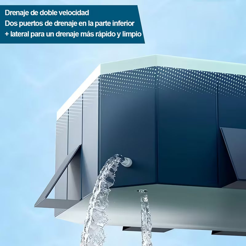 FOLDABLE FIBERBOARD PORTABLE POOL EASY INSTALLATION