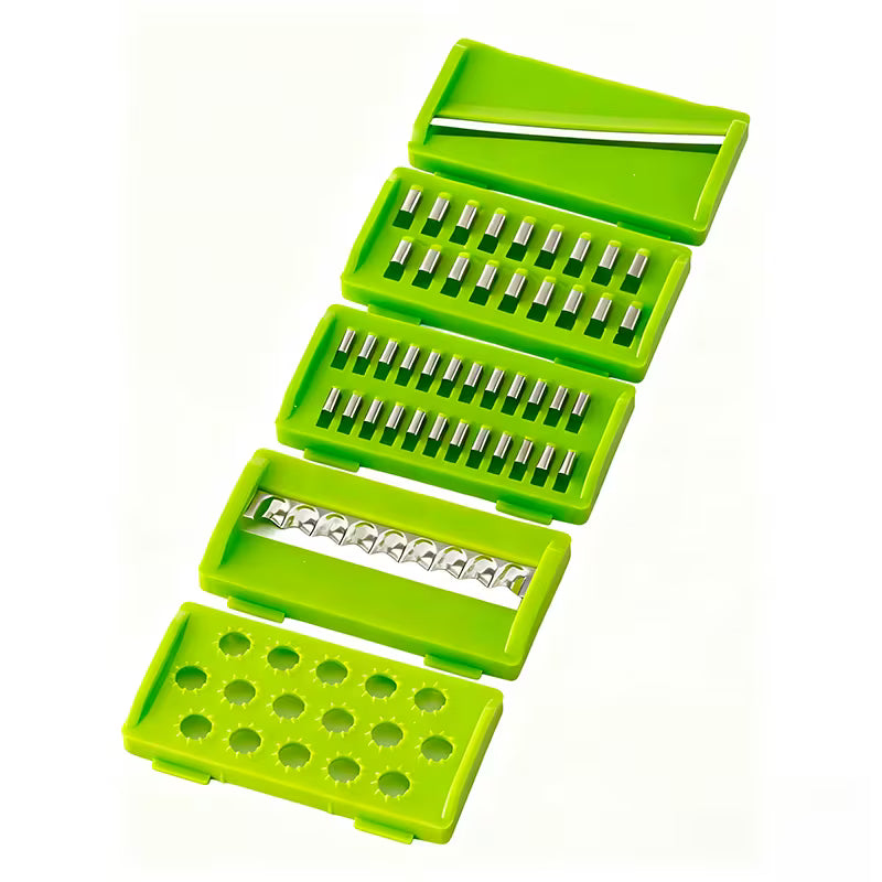 Multifunctional Vegetable Cutter with Gray Container