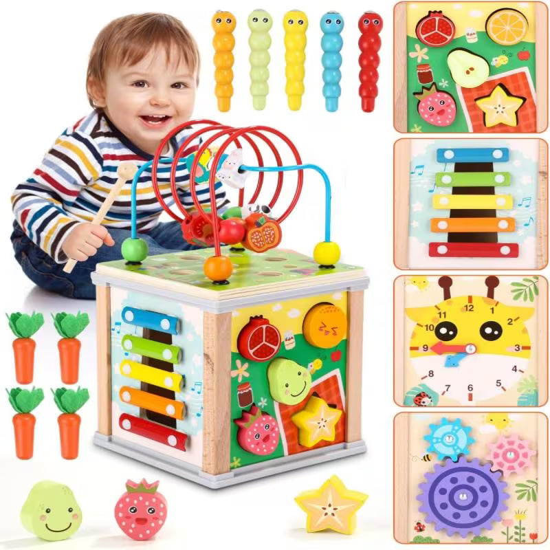 10-in-1 Multifunctional Luxury Toy Box Set with Bead Threading